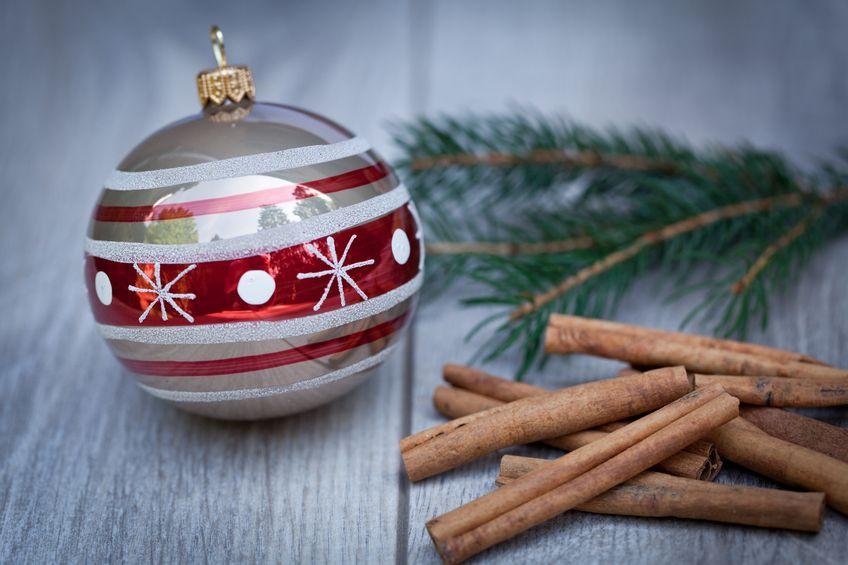 Christmas Balls with Background